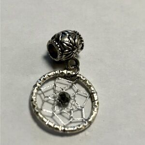 1” Silvertone Sun catcher charm for bracelet or necklace jewelry